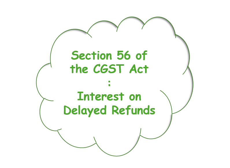 Section 56 of the CGST Act: Interest on Delayed Refunds